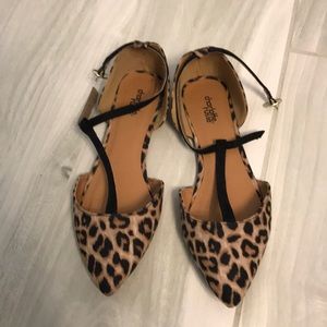 Charlotte Russe leopard print flats
